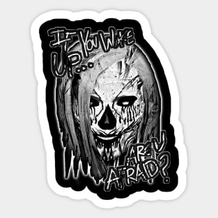 YMA ''AFRAID'' Sticker